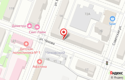 Реабилитационный центр Открытые дома на улице Чехова на карте