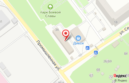 Интернет-магазин Сэконом на Промышленной улице на карте