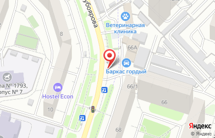 Киоск фруктов и овощей на Жулебино на карте