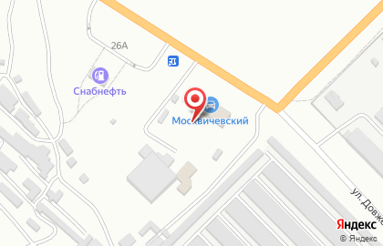 Москвичевский на карте