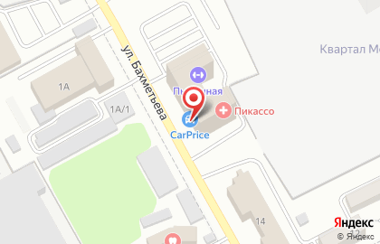 Компания по разработке мобильных игр Playrix на улице Бахметьева на карте