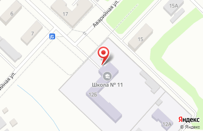Центр образования №11 в Новомосковске на карте