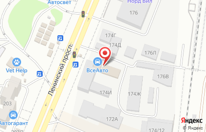 Магазин АвтоПоиск в Железнодорожном районе на карте