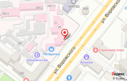 Челябинский областной противотуберкулезный диспансер в Центральном районе на карте