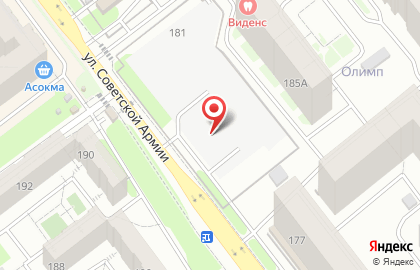 Рынок Торговый городок в Красноглинском районе на карте