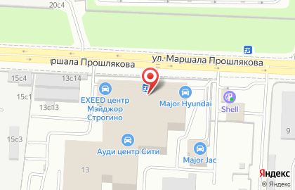 Лизинговая компания Major Лизинг на улице Маршала Прошлякова на карте