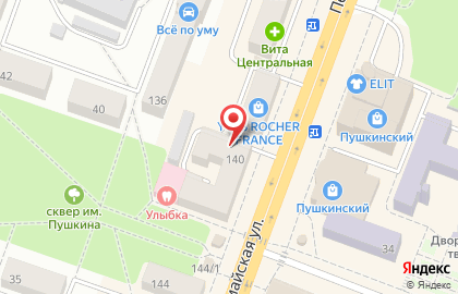 Кафе-магазин полезных продуктов Чечевица на карте