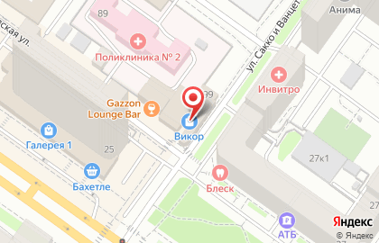 Салон-парикмахерская Вуаля в Октябрьском районе на карте