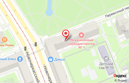 Медицинский центр Мудрый Доктор на Новочеркасском проспекте на карте