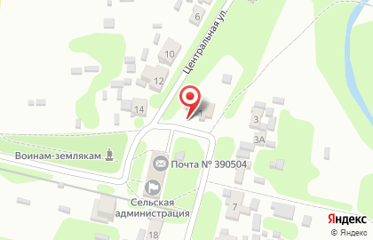 Продуктовый магазин Всё для Вас на Центральной улице на карте