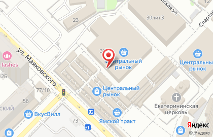 Магазин товаров для сада Мир семян на Спартаковской улице на карте