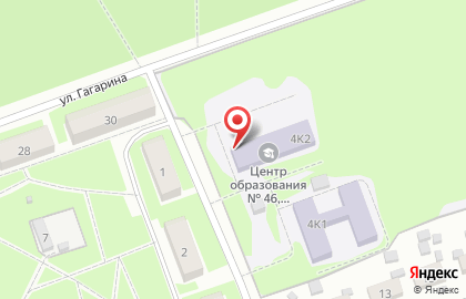 Центр образования № 46 на улице Борисова на карте