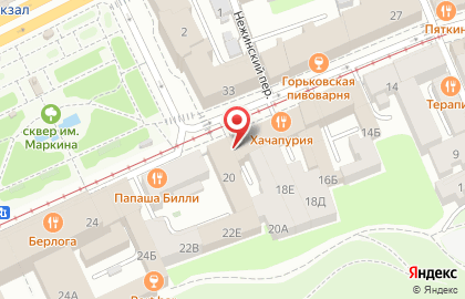 Салон эротического массажа INKOGNITO MEN’S CLUB & SPA на Рождественской улице на карте