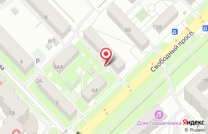 Ателье в Красноярске на карте