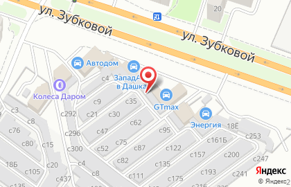 Первый центр ремонта агрегатов ЗападАвто на улице Зубковой на карте