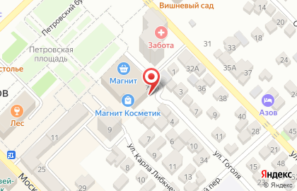 Мебельный салон в Ростове-на-Дону на карте