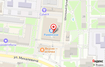 Мебельный салон Столплит на улице Михалевича на карте