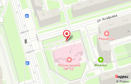 Страховая медицинская компания Капитал Медицинское Страхование на проспекте Просвещения на карте