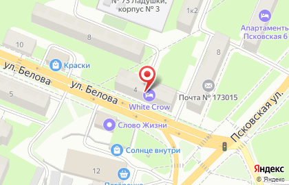 Ветеринарная клиника ВетАнгел в Великом Новгороде на карте