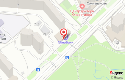 СберБанк на улице Академика Бакулева на карте