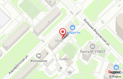 Компания по изготовлению печатей и штампов Печати.ру на Аэрофлотской улице на карте