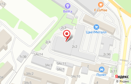 Техцентр по обслуживанию и ремонту автомобилей LexTo в 1-м Нагатинском проезде на карте