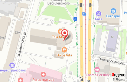 Fellini bar на площади Маршала Василевского на карте