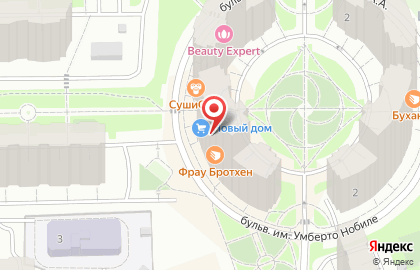 Магазин колбасных изделий Рублёвский в Долгопрудном на карте