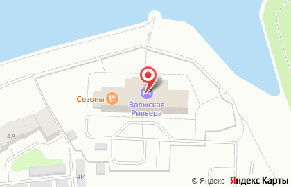 Гостиница Волжская Ривьера на карте