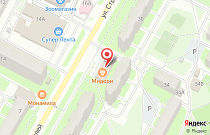 Корнет на карте