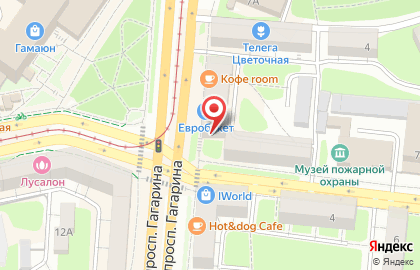 Цветочный салон ЕвроБукет на проспекте Гагарина на карте