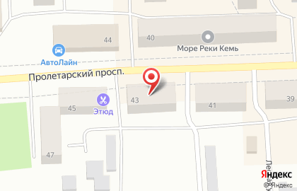 Аптечный пункт на Пролетарском проспекте на карте