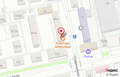 Мини-кофейня Coffee & Chocolate на Студенческой улице на карте