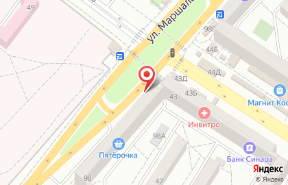 Магазин Техномаркет в Краснооктябрьском районе на карте