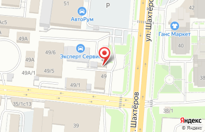 Автомастерская Garage в Центральном районе на карте