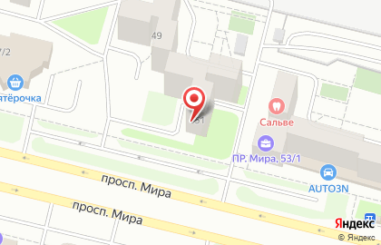 Медицинский центр Приор в Ханты-Мансийске на карте