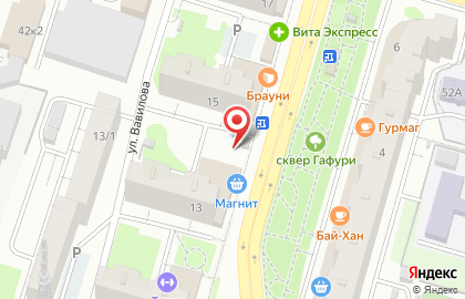 Киоск по продаже цветов в Ленинском районе на карте