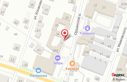 Магазин автозапчастей Капремонт на карте
