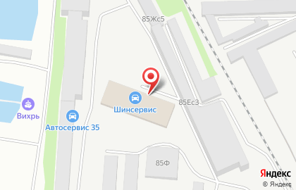 Шинный центр Шинсервис на проспекте Победы на карте