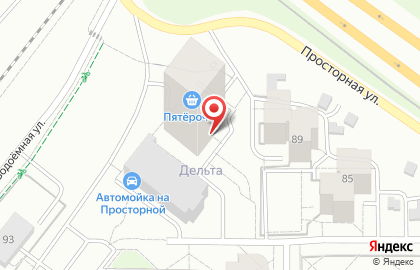 Сервисный центр по ремонту компьютеров и ноутбуков Кибер Сервис на Просторной на карте