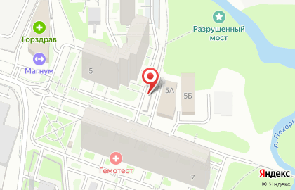 Мастерская по ремонту обуви на Речной, 5а на карте
