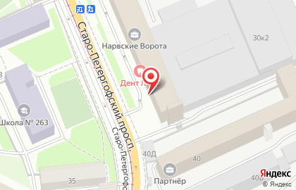 Центр развития бизнеса Сбербанк на метро Нарвская на карте