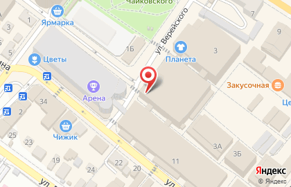 Коммерческий банк Кубань кредит на улице Бирюзова на карте