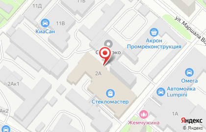 Мир в Московском районе на карте