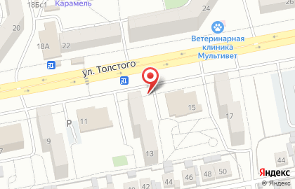 Киоск по продаже печатной продукции Роспечать на улице Толстого, 15/2 киоск на карте