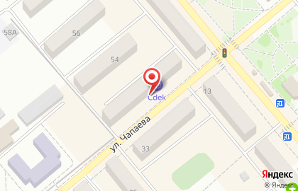 Отделение службы доставки Boxberry на улице Чапаева на карте
