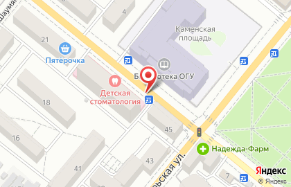 Бриз на Октябрьской улице на карте