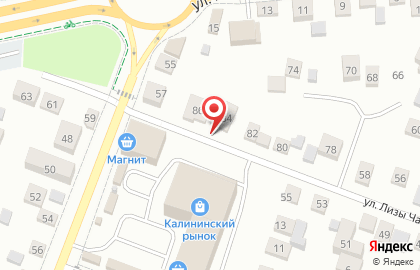 Магазин по продаже фруктов и овощей в Тюмени на карте