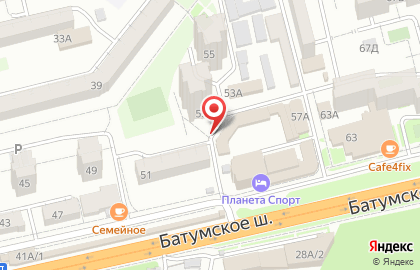 Рыбный магазин в Сочи на карте