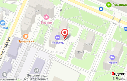 Общежитие, ООО Юность на карте
